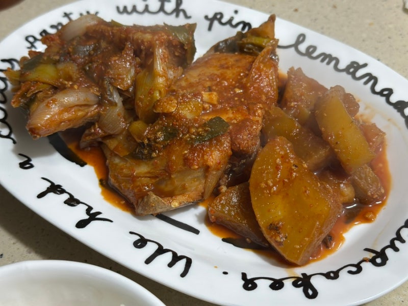 조림 반찬 레시피 / 반건 우럭 레시피 ; 무듬뿍 넣어 더 맛있는 우럭 조림 만들기