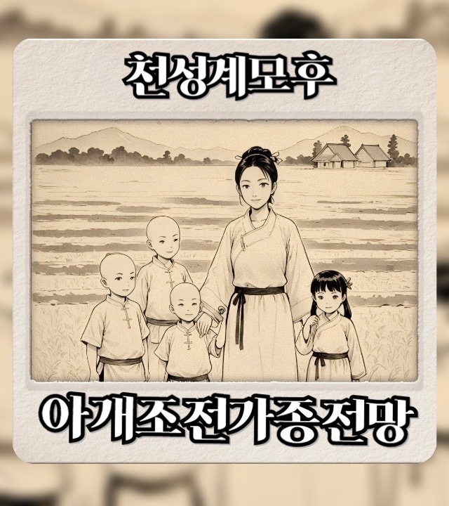  천성계모후, 아개조전가종전망 24화