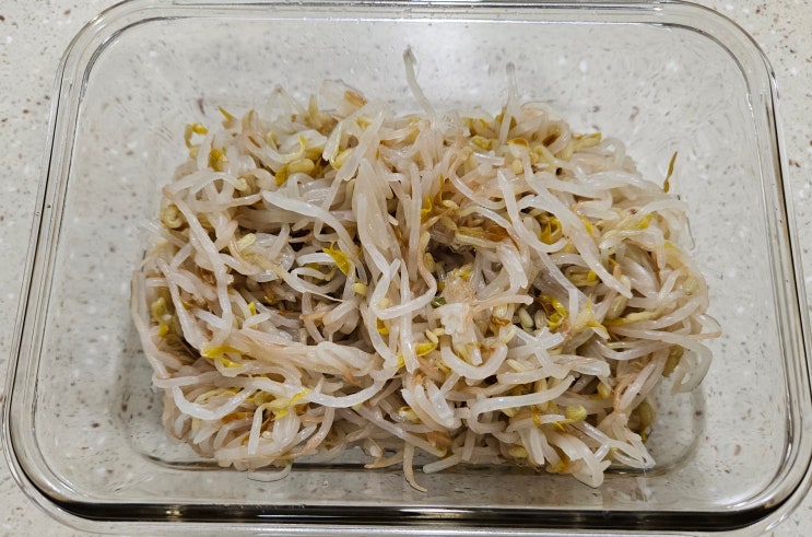  참치액으로 간단하게 "숙주무침"