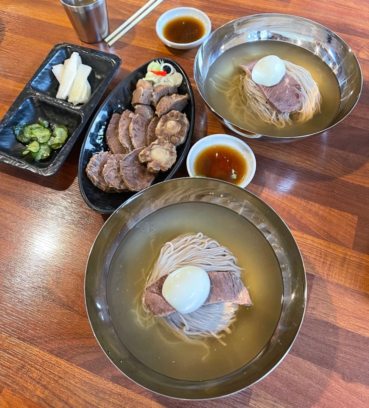 부산 미슐랭 식당 해운대 부다면옥 평양냉면 첫 맛본 후기