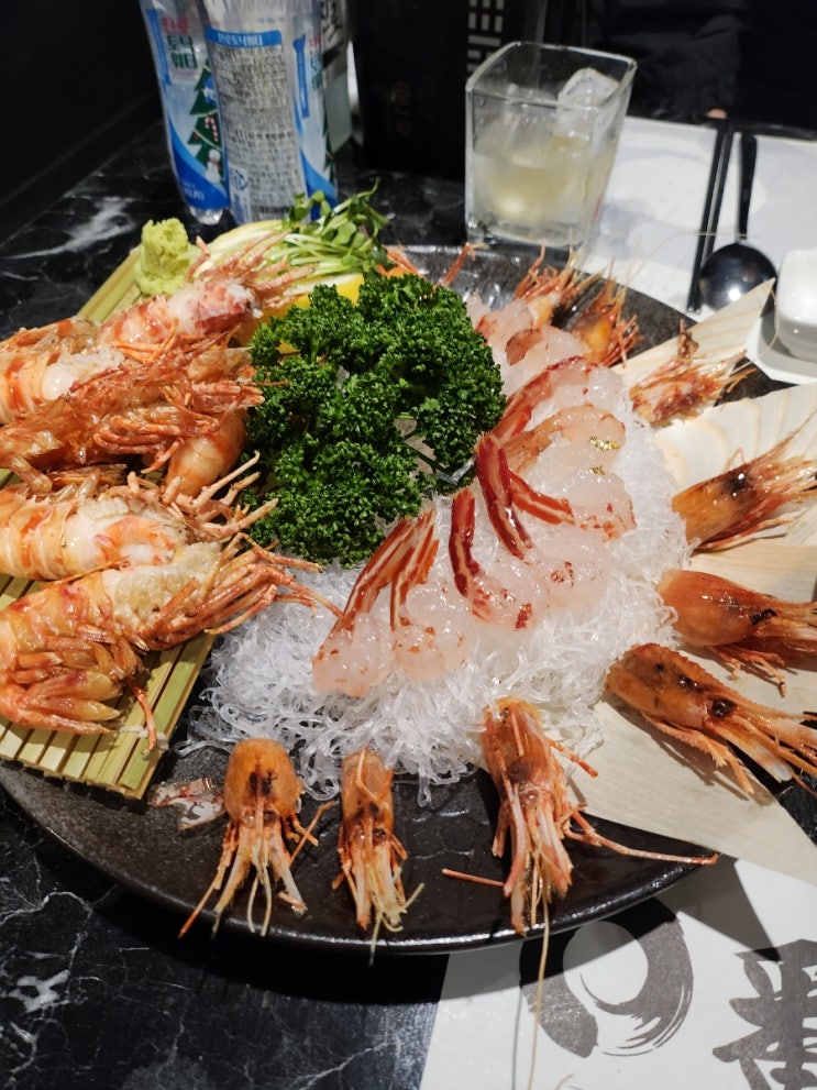  역삼역 저녁 맛집 꽃새우 영번지 다녀왔어요