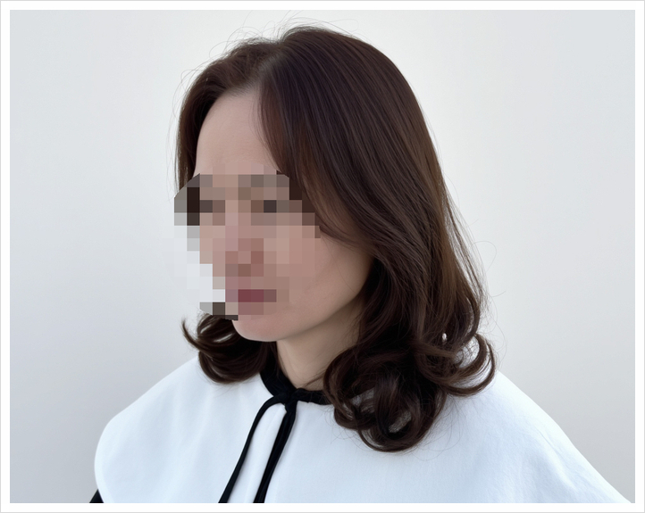  오산펌잘하는곳 궁서채헤어!! 여성 CS컬펌으로 스타일 변화: 10년은 젊어진 헤어 이야기~