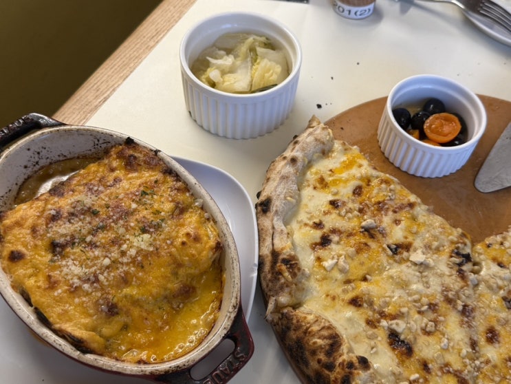  판교 백현동 카페거리 라자냐 피자 맛집 파파라구