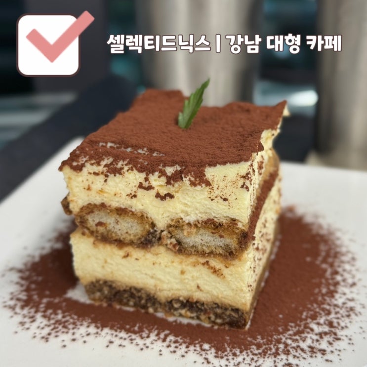  [강남 카페] 셀렉티드닉스 | 신분당선 강남역 밤12시까지 하는 카공 카페 (무료 주차 가능)