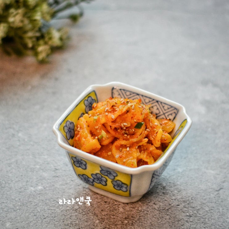  꼬들 단무지 무침, 단무지 무침 레시피, 단무지 간단 반찬