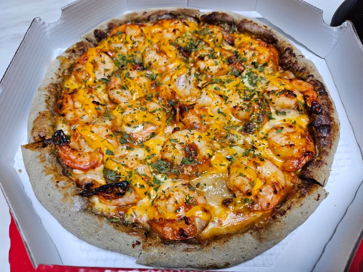  프레드피자 대표 메뉴 쉬림플렉스 세종 피자 맛집