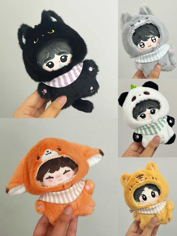  10cm 숲속 동물 친구 인형옷 아이돌인형옷