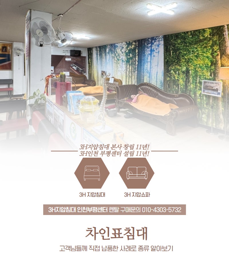 차인표침대 고객님들께 직접 납품한 사례로 종류 알아보기