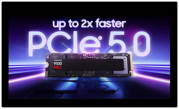  삼성, 9100 PRO 시리즈 PCI-E 5.0 SSD 출시