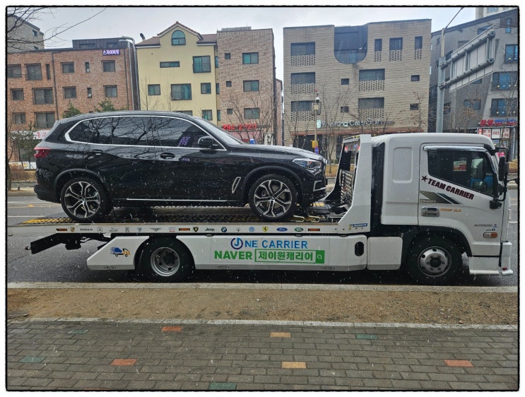  BMW X5 xDrive30d 수원 → 부산 캐리어탁송!  카캐리어 | 어부바 | 셀프카 | 수입차 | 장거리 전문 운송! 