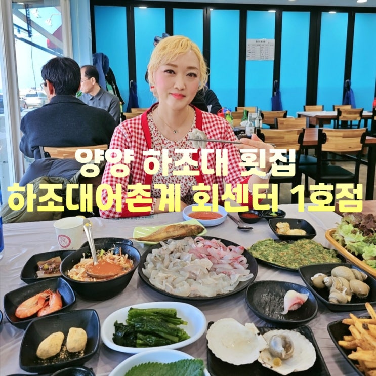  양양 횟집 추천 하조대 어촌계 회센터 1호점 모듬회 소