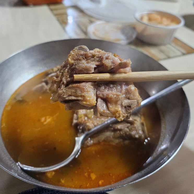  사상구 학장동/학장 뼈다귀해장국 맛집 가얏골감자탕 후기/주차(주차장)