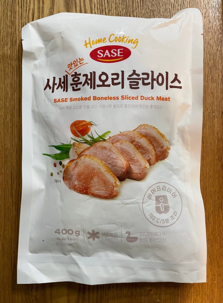  사세 맛있는 훈제오리슬라이스 400g(냉동) 내돈내산 솔직후기