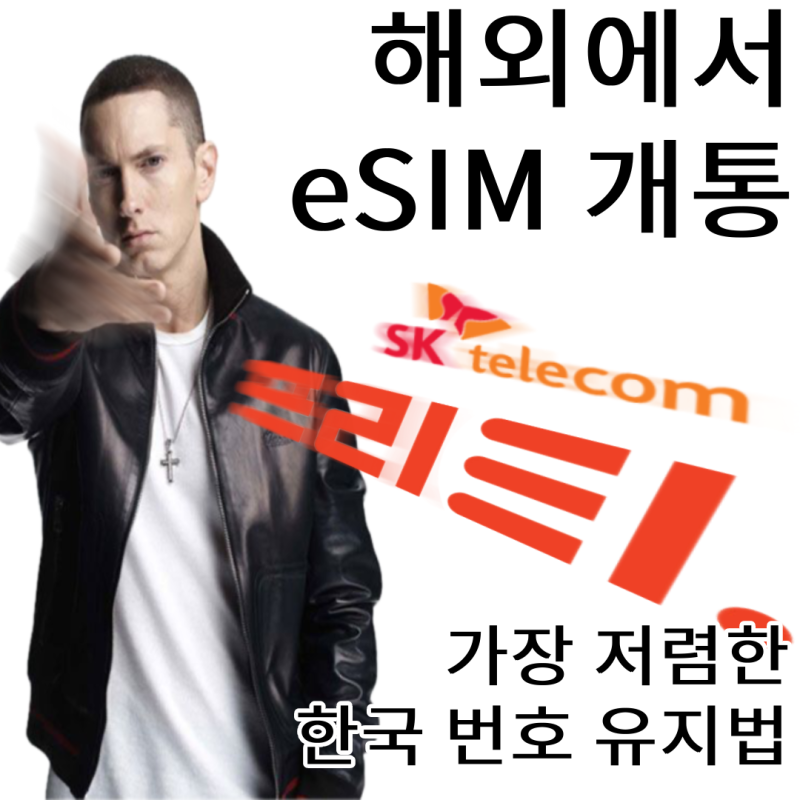 해외에서 알뜰폰 eSIM 개통, 저렴한 한국 번호 유지 | SKT 사태 이후 추가!