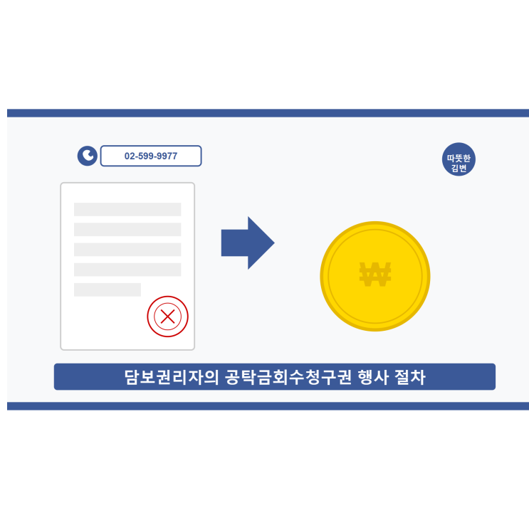  담보권리자(피공탁자)가  재판상 담보공탁금 찾는 방법