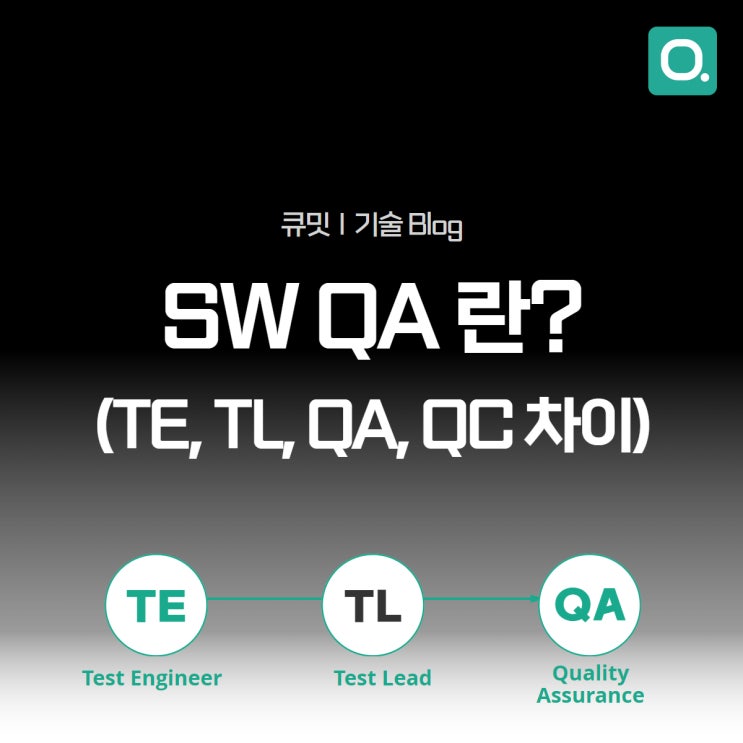  SW QA란 무엇인가?(TE, TL, QA, QC 차이)