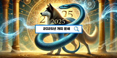  2025년 개띠 운세 총정리! 재물운, 직장운, 연애운까지 완벽 분석! 