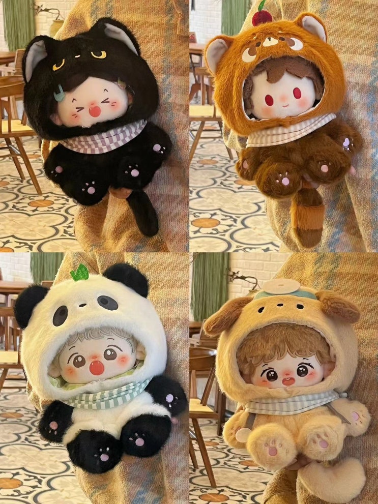  20cm 숲의 동물 인형옷 아이돌인형옷