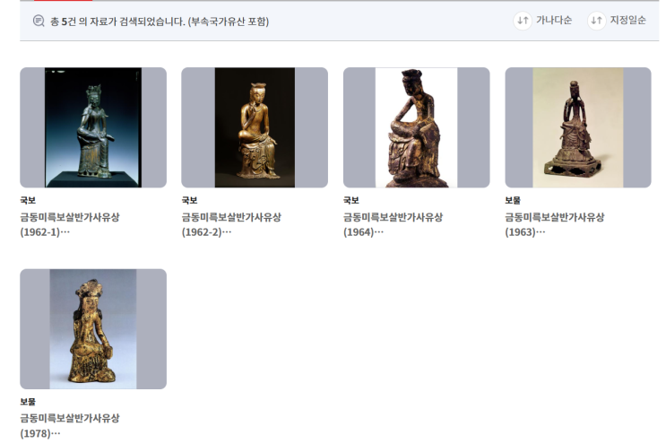  (정리) 국가유산 지정 역사 - 국보와 보물은 언제부터 부르게 되었나?