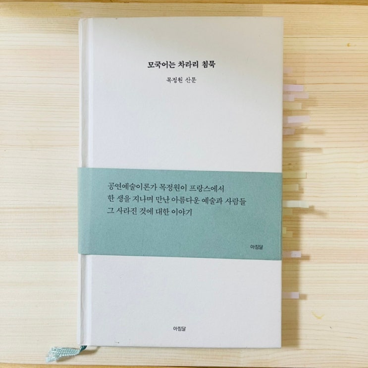  모국어는 차라리 침묵 - 공연예술이론가 목정원의 사라진 것에 대한이야기