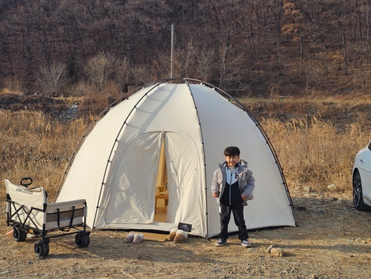  울산 근교 노지 캠핑 차박 경남 벚꽃 캠핑장 봉계 한우불고기특구