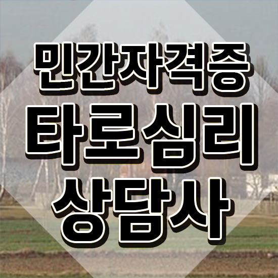  , 타로상담전문가 타로상담전문가 상세한 공부한 방법