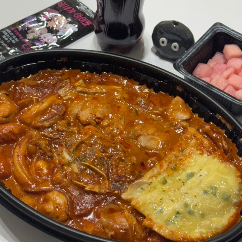 두찜 마라로제찜닭 기본토핑 구성 조합 맵기 추천 내돈내먹