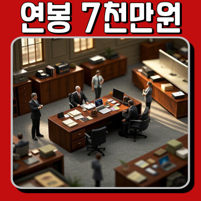  연봉 7천이면 상위 몇 %일까? 리얼 후기