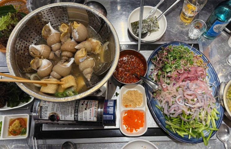  [종로3가 익선동 맛집 자갈치] 내돈내산 야장 포차! 막회, 통골뱅이, 해물라면 후기