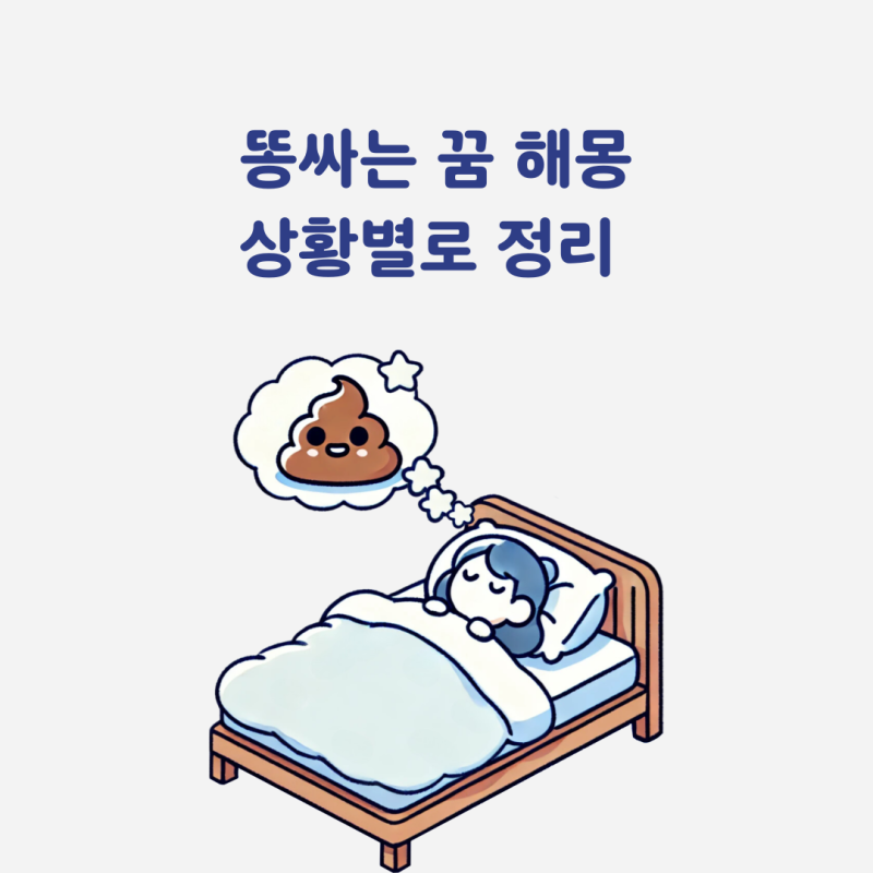똥싸는 꿈 해몽 : 변기, 바닥, 바지에 큰 똥 싸는 꿈 상황별 정리