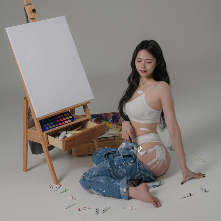  여자 바디프로필 컨셉 맛집 맛도리 디에스 스튜디오 (스케치 컨셉, 독특한 컨셉)