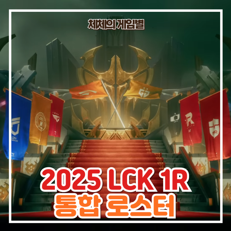 2025 LCK 1라운드 통합 로스터와 LCK 티켓 가격을 알아보자