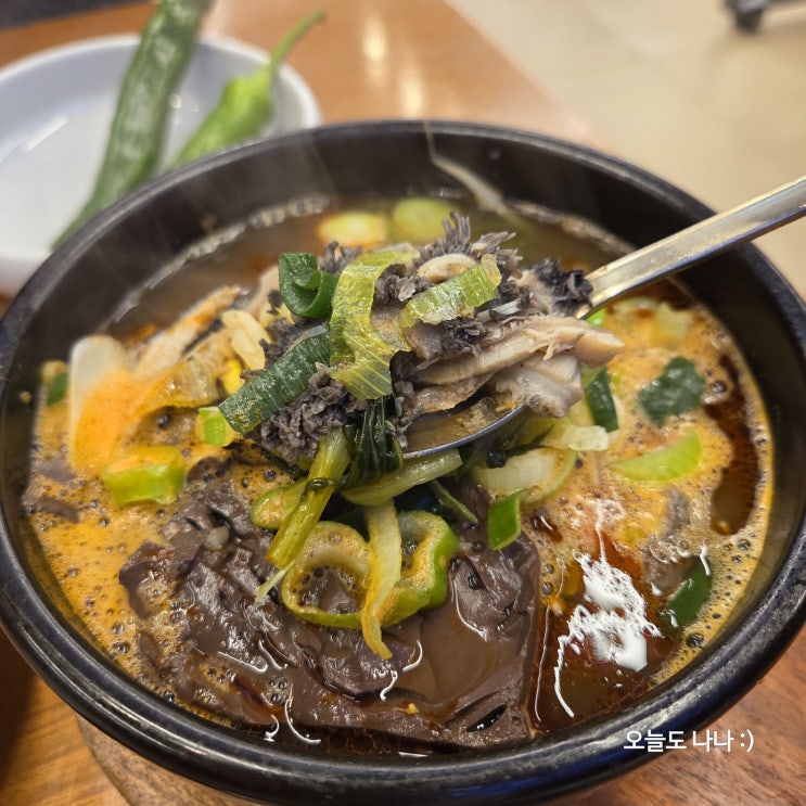  선지 무한리필?! 고양시 고양동 해장국맛집 고인돌해장국 :)