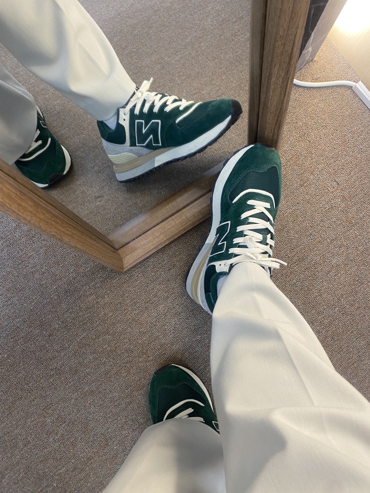  뉴발란스 574 레거시 그린,  New Balance 574 Legacy Green, U574LGNW, 내돈내산 상세 후기! 렉토가 쏘아올린 공, 남자 여자 운동화 추천!