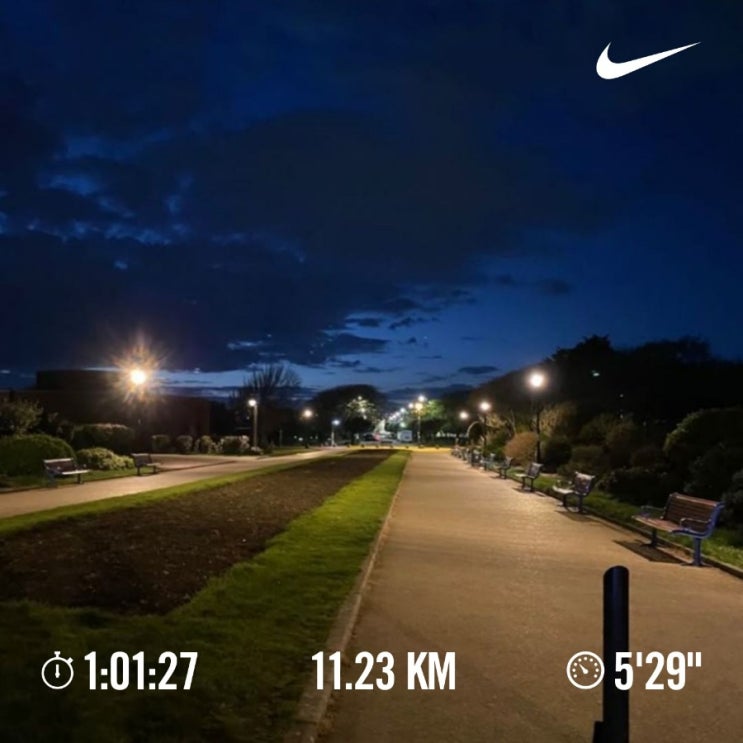 매일 10km 러닝 챌린지 1319일 차