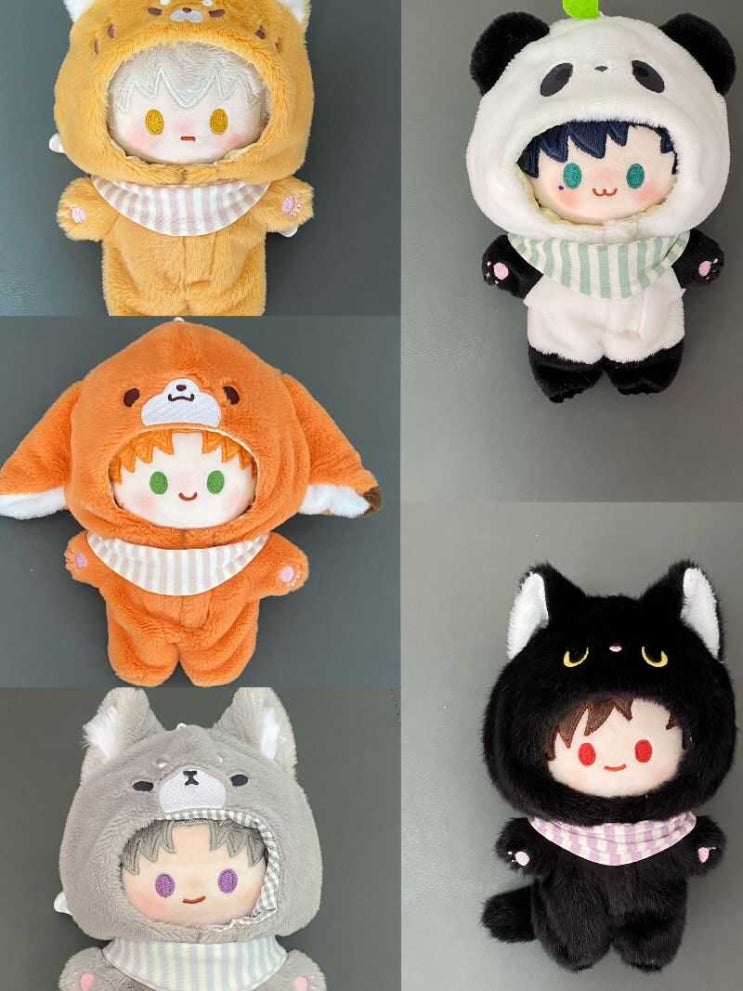 15cm 숲속 동물 친구 인형옷 아이돌인형옷