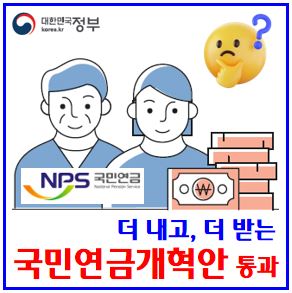  국민연금 개혁안 국회통과 (ft. 보험료율·소득대체율 인상) : 모수, 명목, 시행시기, 언제, 내용, 가입자평균소득, A값, 기금수익률, 군복무출산크레디트, 지역직장가입자