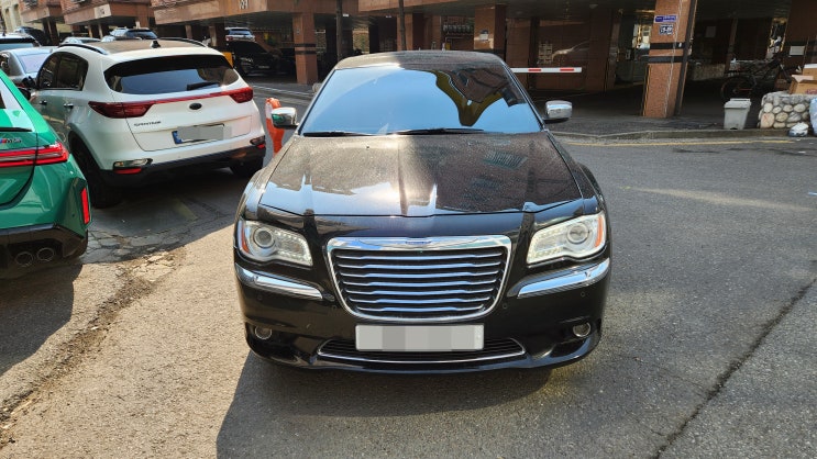  크라이슬러 300c 순정 모니터 터치 불량 터치 패널교체