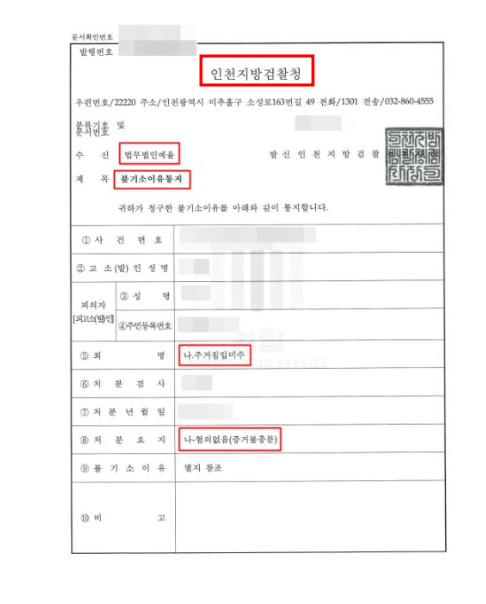 인천에서 형사변호사추천 검색하셨나요