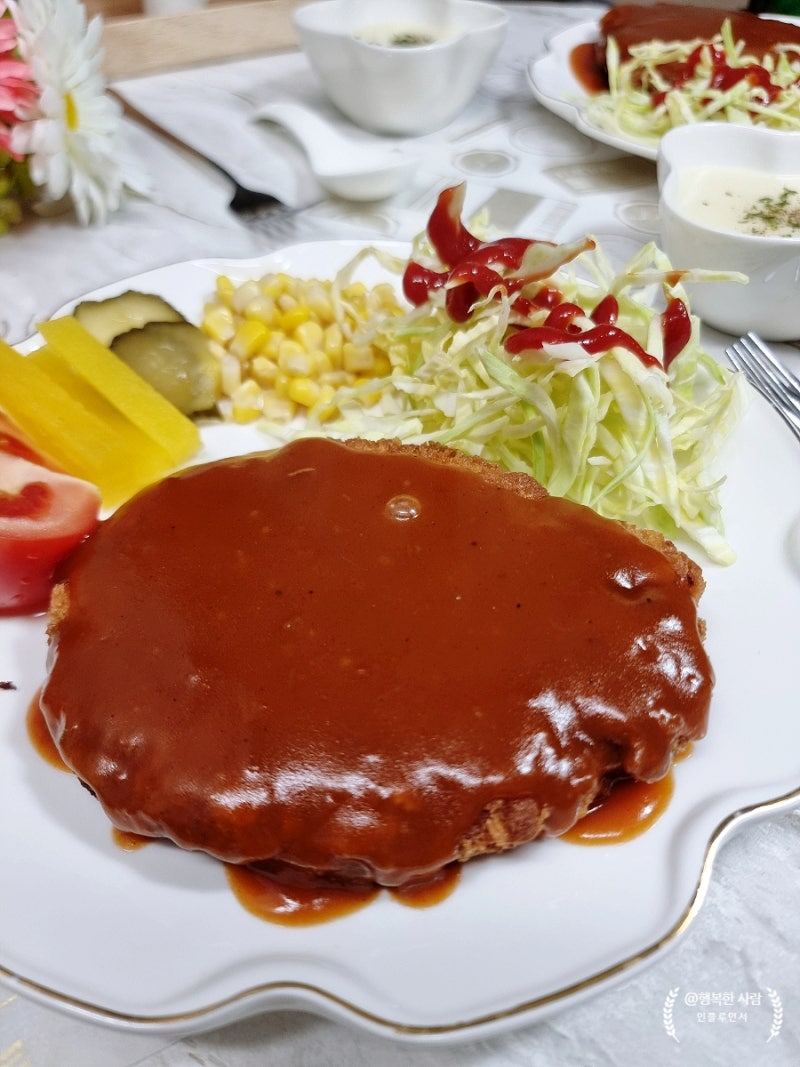 옛날 돈가스소스 레시피 경양식 돈까스소스 브라운루 만들기