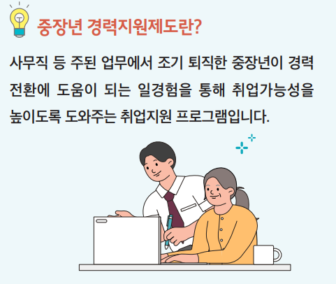  중장년 경력지원제도로 새로운 기회를 잡으세요! 요약! 총 정리!