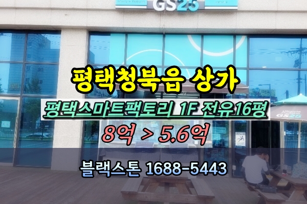  평택 청북읍 편의점 경매 평택스마트팩토리 1층상가 30평대