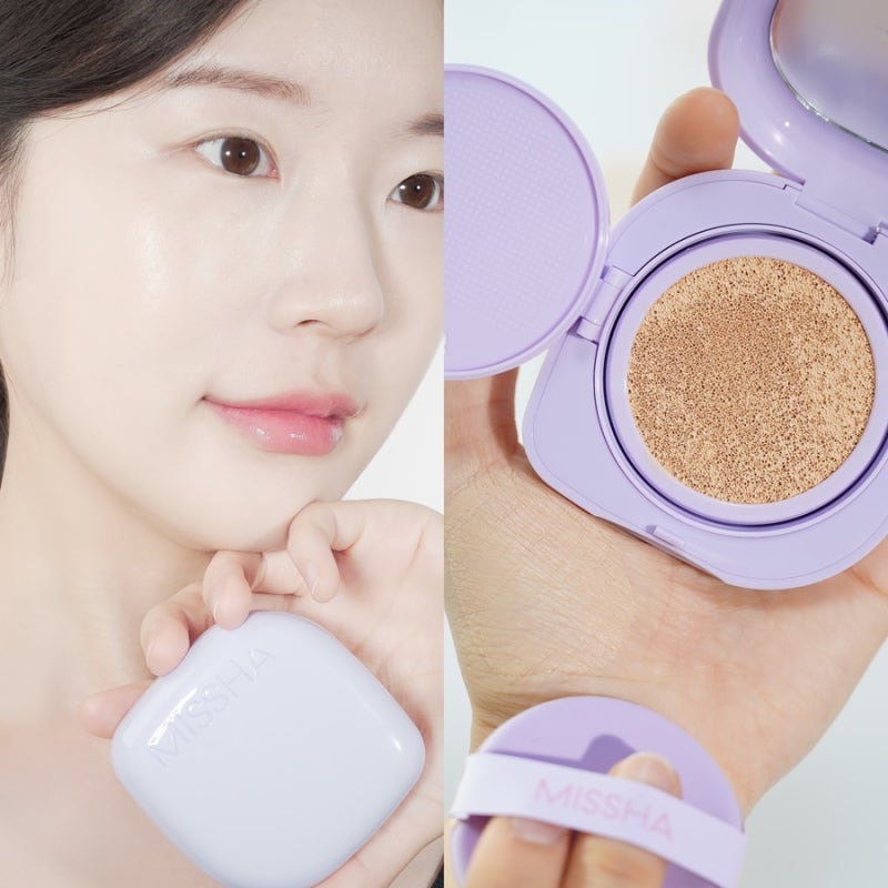 미샤 글로우 쿠션 추천 레이어링 핏 쿠션 세미 글로우 광채 좋은데?