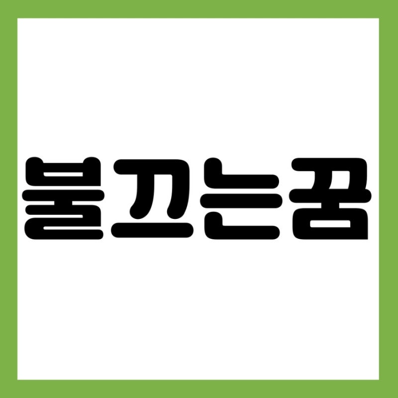 불끄는꿈해몽 소화기로 불끄는 꿈 가스불끄는꿈 물로 불끄는 꿈
