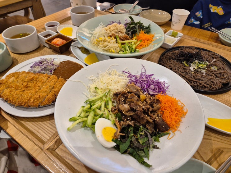  수지 성복동 맛집 돈까스 쫄면이 맛있는 칠성제면소 50% 할인 메뉴 후기