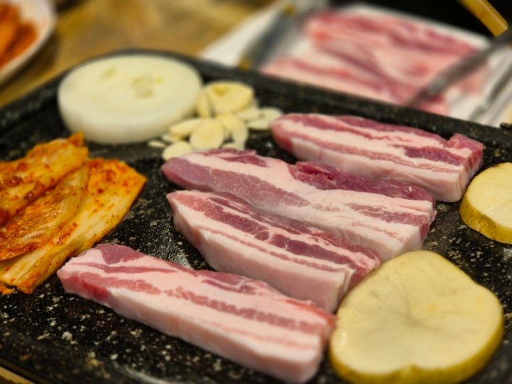  [죽전맛집] 묵은지삼겹살_삼겹살&된장찌개
