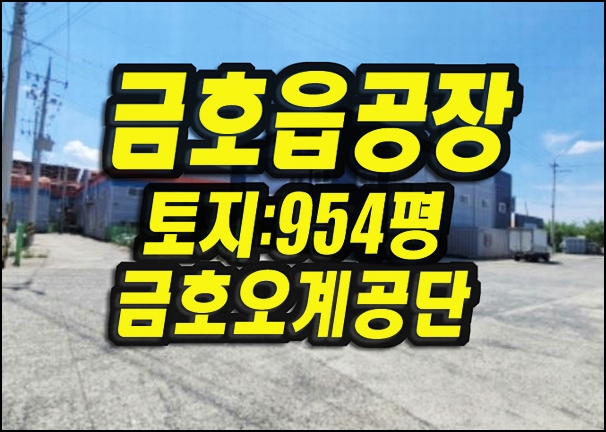  영천 공장 경매 금호읍 오계공단