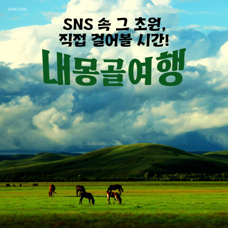  북경 내몽고 4박 5일 패키지여행ㅣSNS 속 그 초원, 직접 걸어볼 시간!