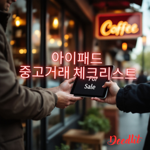 아이패드 중고 거래 할 때 주의할 체크리스트를 알아볼까요?