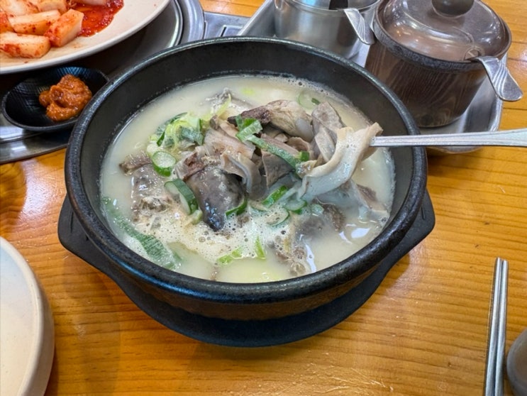  순대 무한리필인 가성비 극강 싸릿골순대국 - 도고파라다이스 맛집